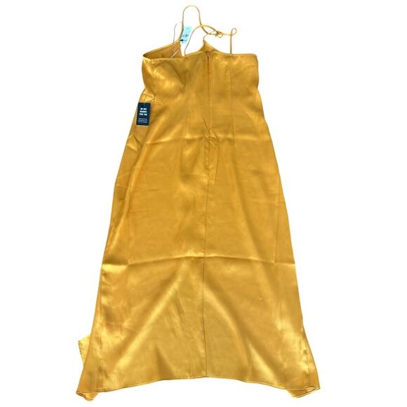 NWT Golden Yellow Slip Dress Womens S - Picture 7 of 10